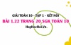 Bài 1.22 SGK Toán 10 tập 1 Kết nối tri thức